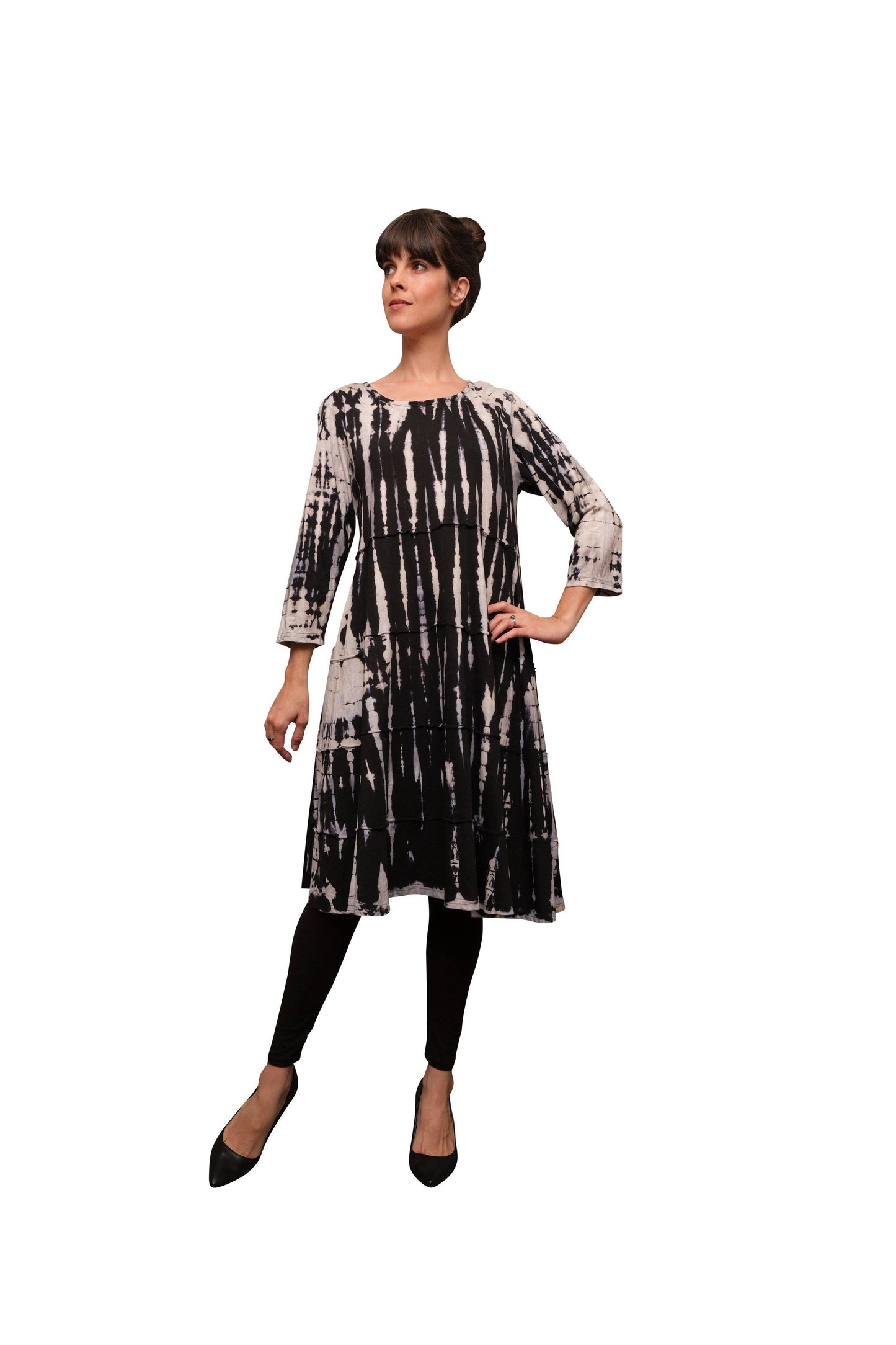 Sacred Threads Hippie Bohemian Tie Dye Tier Dress 223690