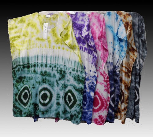 Retro Hippie Clothes Gypsy Bohemian Festival Tie Dye Caftan Big Top Bt1003