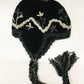 Nepal Handmade Knit Hippie Fleece Lined Flap Hat Wool Asst Colors 47305