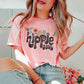 HIPPIE SOUL GARMENT DYED WESTERN GRAPHIC TEE SHIRT