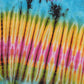 Sacred Threads Hippie Bohemian Tie Dye Stretch Batwing Top T Shirt 224112