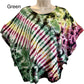 Sacred Threads Hippie Bohemian Tie Dye Stretch Batwing Top T Shirt 224112