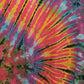 Sacred Threads Hippie Bohemian Tie Dye Stretch Batwing Top T Shirt 224112